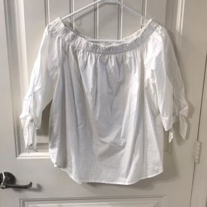 NWT white off the shoulder H&M top